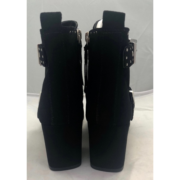 New Rebecca Minkoff Logan Booties Black Suede - Picture 8 of 8